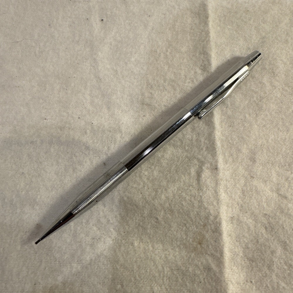 Vintage Cross Century Chrome Mechanical Pencil Thin Lead made‎ in USA EUC